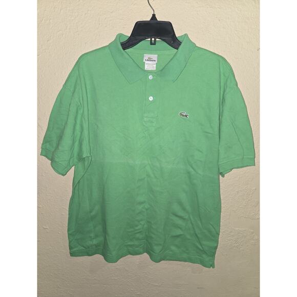Lacoste Men's Polo Shirt, Green, Size 7 Or 2X - Picture 1 of 6